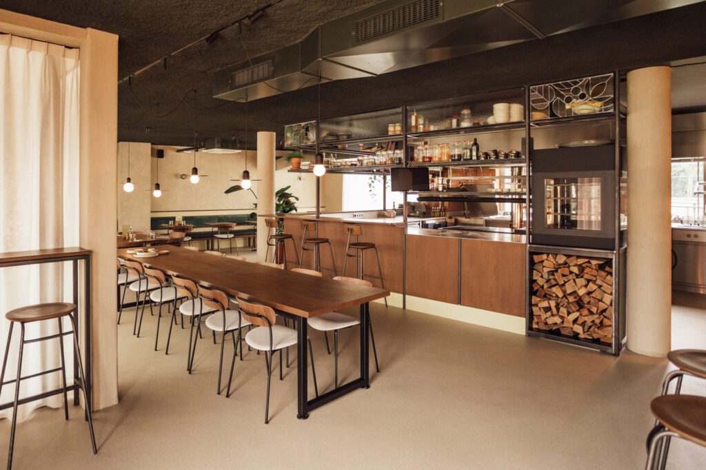 HACCP-vloer voor open keuken Tilia